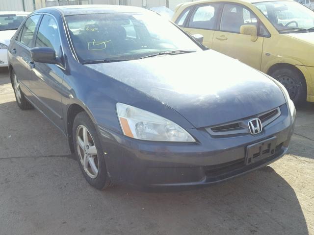 1HGCM56693A035825 - 2003 HONDA ACCORD EX BLUE photo 1