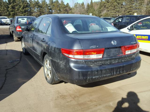 1HGCM56693A035825 - 2003 HONDA ACCORD EX BLUE photo 3