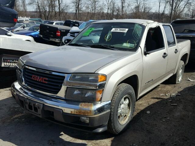 1GTCS136358100261 - 2005 GMC CANYON SILVER photo 2