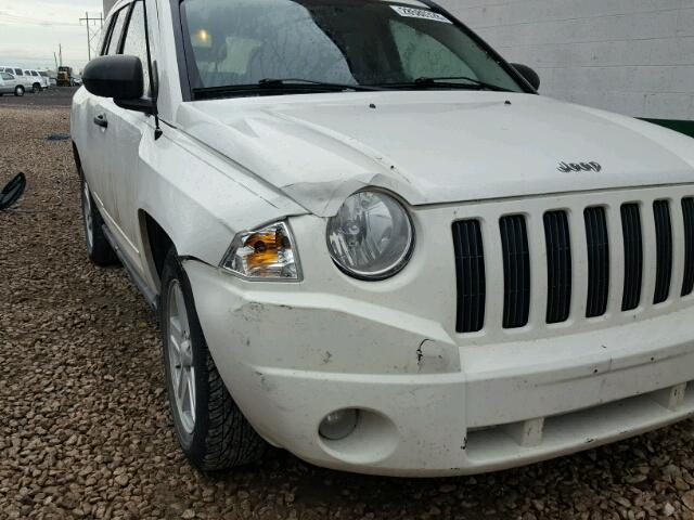 1J8FT47W58D779248 - 2008 JEEP COMPASS SP WHITE photo 10