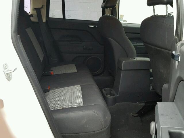 1J8FT47W58D779248 - 2008 JEEP COMPASS SP WHITE photo 6