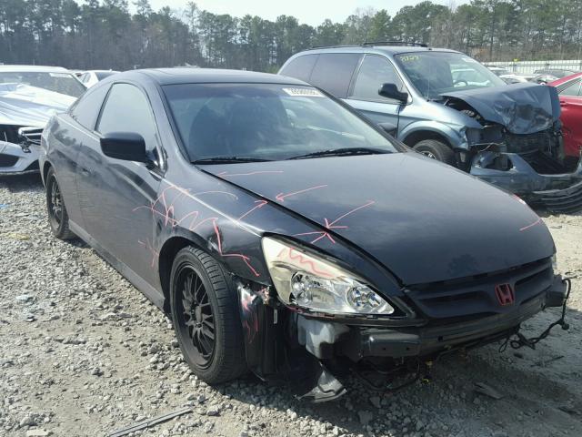 1HGCM82666A000459 - 2006 HONDA ACCORD EX BLACK photo 1