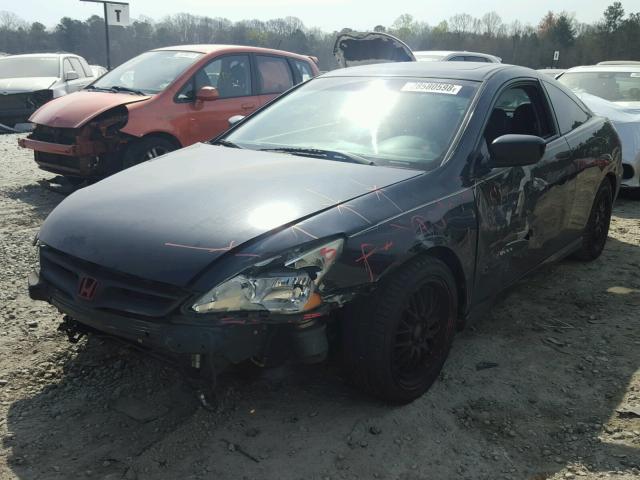 1HGCM82666A000459 - 2006 HONDA ACCORD EX BLACK photo 2