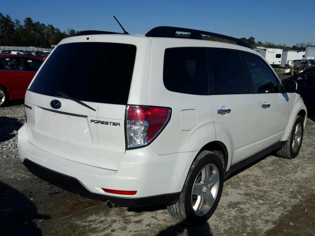 JF2SH63639H780113 - 2009 SUBARU FORESTER 2 WHITE photo 4