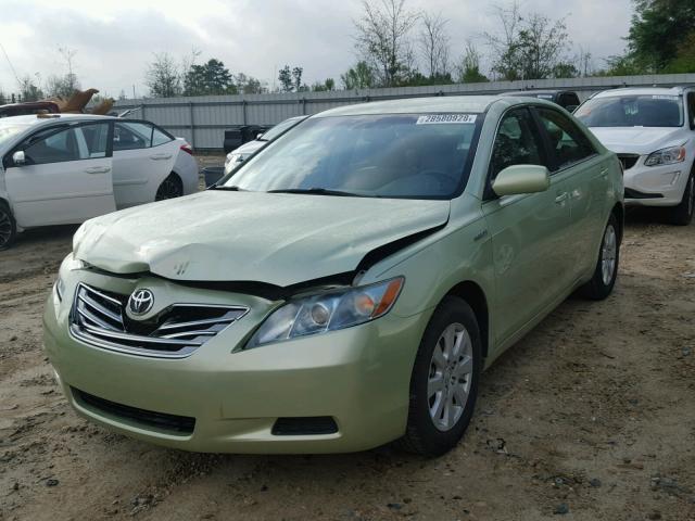 4T1BB46KX7U024436 - 2007 TOYOTA CAMRY NEW GREEN photo 2