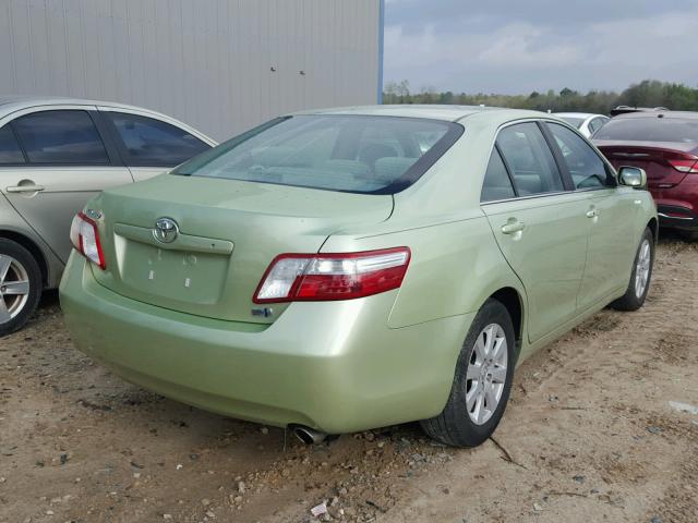 4T1BB46KX7U024436 - 2007 TOYOTA CAMRY NEW GREEN photo 4