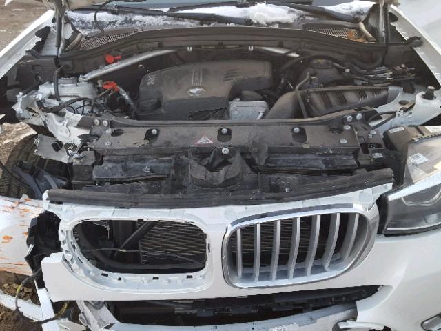 5UXWX9C53G0D73725 - 2016 BMW X3 XDRIVE2 WHITE photo 7