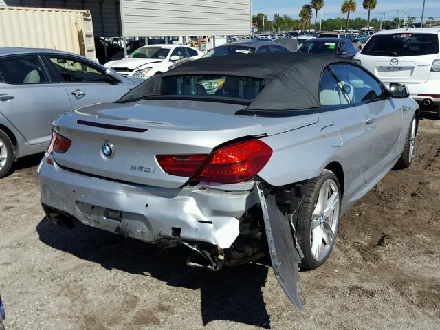 WBAYP9C55FD169942 - 2015 BMW 650 I Gümüş foto 4