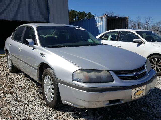 2G1WF52EX49116342 - 2004 CHEVROLET IMPALA SILVER photo 1