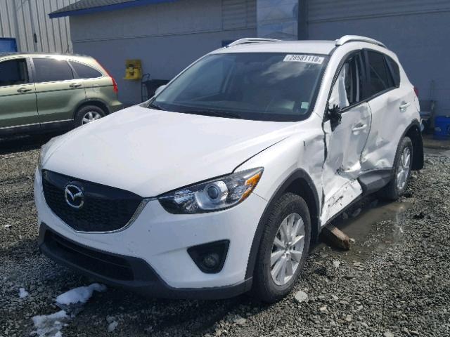 JM3KE2CY3E0340488 - 2014 MAZDA CX-5 TOURI WHITE photo 2