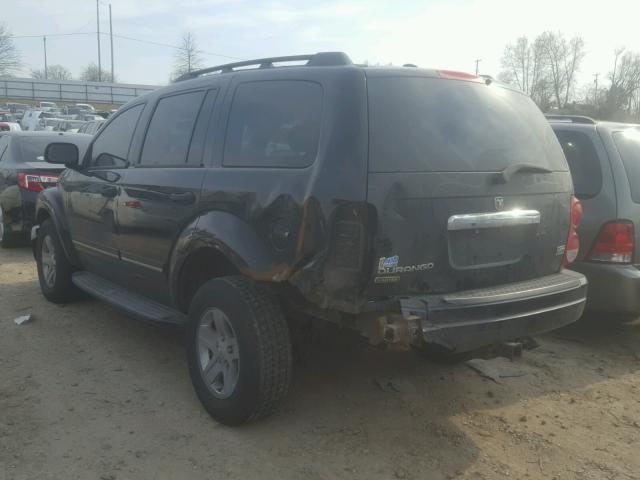 1D4HB58D85F586293 - 2005 DODGE DURANGO LI BLACK photo 3