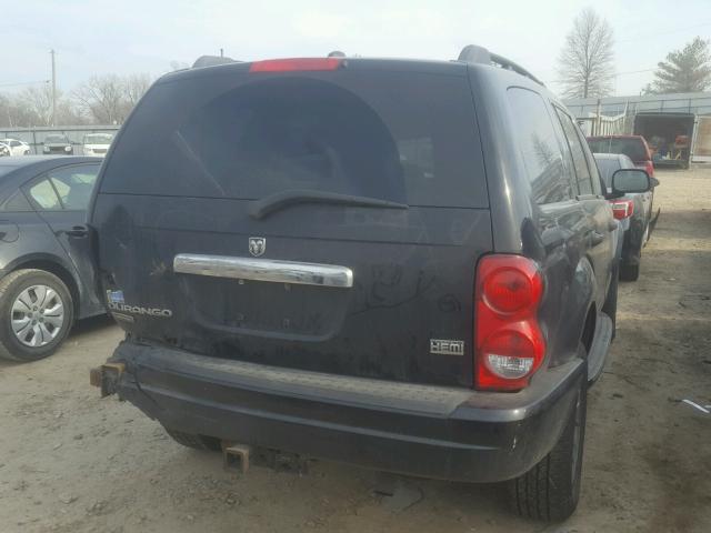 1D4HB58D85F586293 - 2005 DODGE DURANGO LI BLACK photo 4