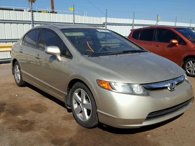 1HGFA16867L053760 - 2007 HONDA CIVIC EX TAN photo 1