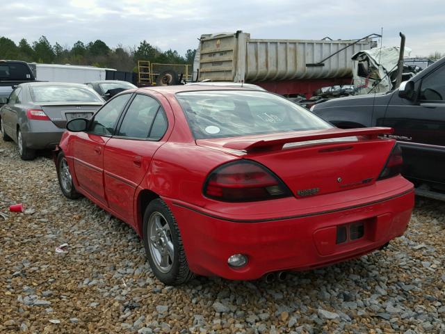 1G2NW52E83C197100 - 2003 PONTIAC GRAND AM G RED photo 3