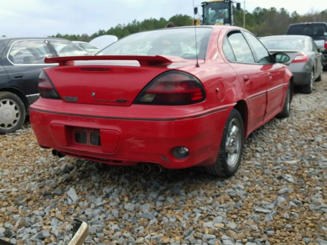 1G2NW52E83C197100 - 2003 PONTIAC GRAND AM G RED photo 4