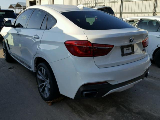 5UXKU2C53F0F96585 - 2015 BMW X6 XDRIVE3 WHITE photo 3