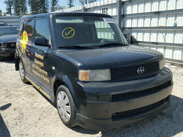 JTLKT324464061813 - 2006 TOYOTA SCION XB BLACK photo 1