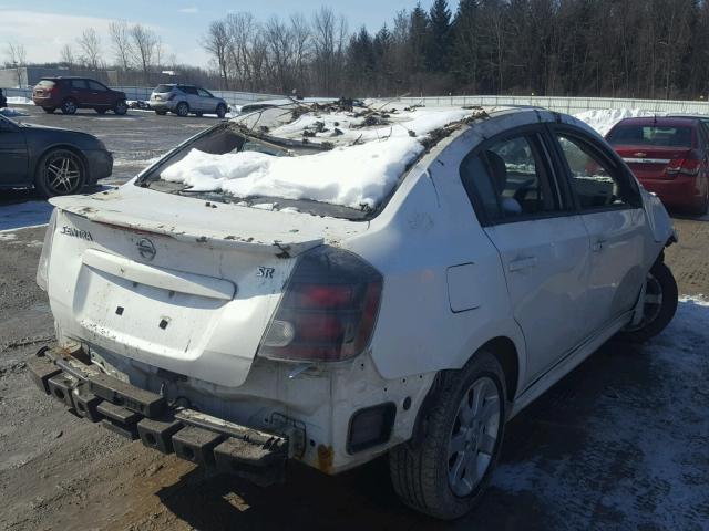 3N1AB6AP3AL683560 - 2010 NISSAN SENTRA 2.0 WHITE photo 4