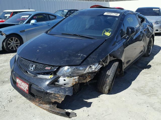 2HGFG4A54DH704373 - 2013 HONDA CIVIC SI BLACK photo 2