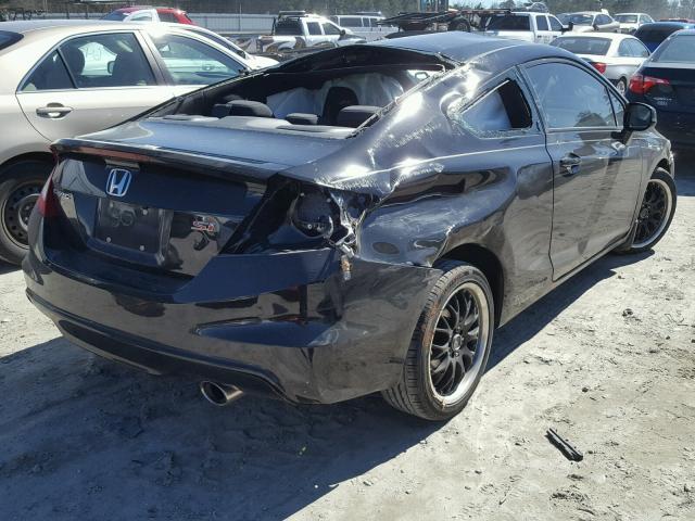 2HGFG4A54DH704373 - 2013 HONDA CIVIC SI BLACK photo 4