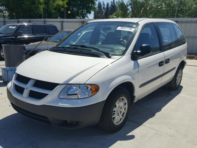 1D4GP25BX4B561514 - 2004 DODGE CARAVAN SE WHITE photo 2