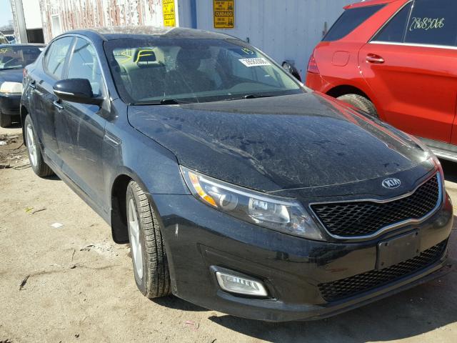 5XXGM4A72FG376471 - 2015 KIA OPTIMA BLACK photo 1