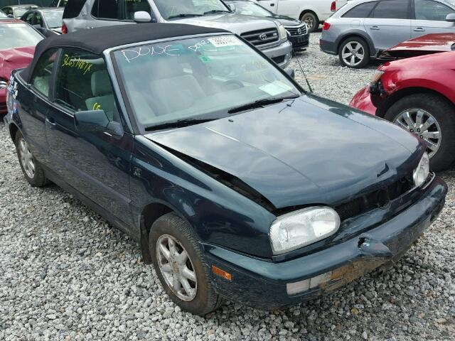 WVWBB81E0SK028528 - 1995 VOLKSWAGEN CABRIO GREEN photo 1