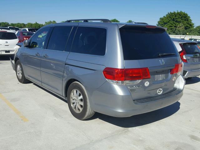 5FNRL38619B058609 - 2009 HONDA ODYSSEY EX SILVER photo 3