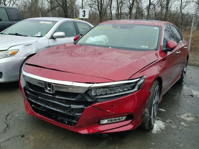 1HGCV1F93JA015230 - 2018 HONDA ACCORD TOU RED photo 2