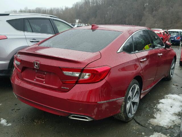 1HGCV1F93JA015230 - 2018 HONDA ACCORD TOU RED photo 4