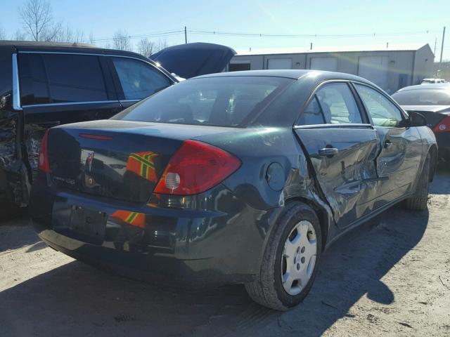 1G2ZF55BX64276270 - 2006 PONTIAC G6 SE GREEN photo 4