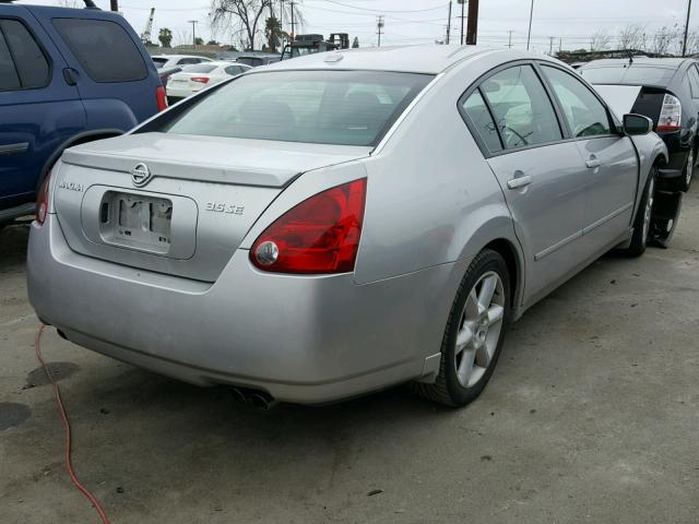 1N4BA41EX6C863506 - 2006 NISSAN MAXIMA SE SILVER photo 4