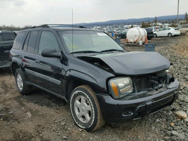 1GNDT13S732326633 - 2003 CHEVROLET TRAILBLAZE BLACK photo 1