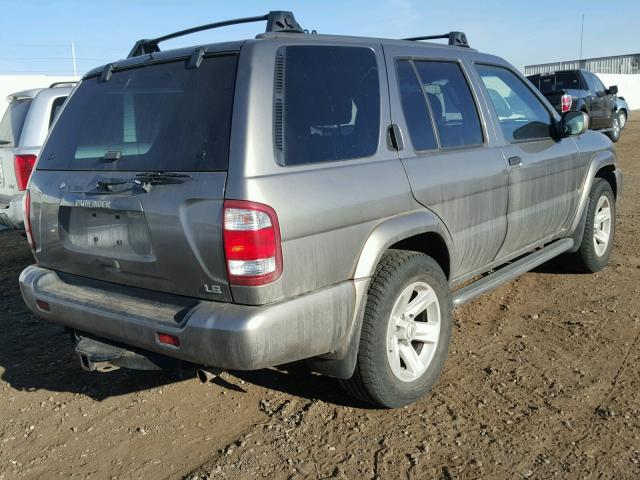 JN8DR09Y73W838791 - 2003 NISSAN PATHFINDER GOLD photo 4