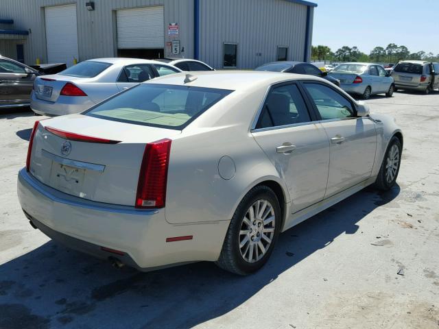 1G6DE5EG3A0115511 - 2010 CADILLAC CTS LUXURY WHITE photo 4