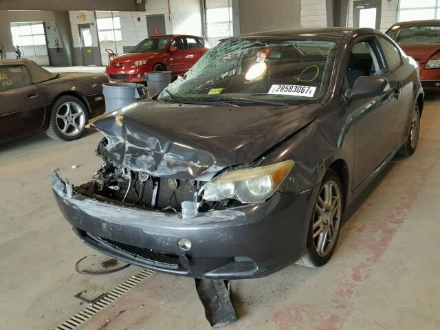 JTKDE177760103428 - 2006 TOYOTA SCION TC BLUE photo 2