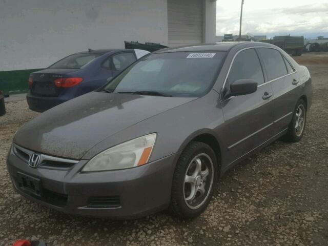 1HGCM66567A006141 - 2007 HONDA ACCORD EX BEIGE photo 2