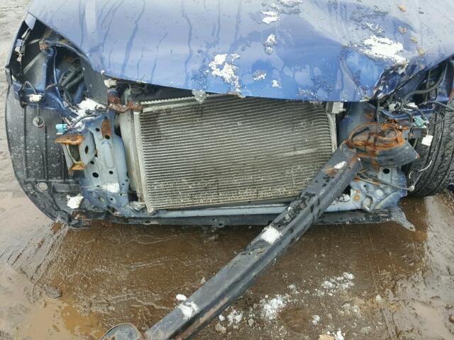 1HGES16515L012481 - 2005 HONDA CIVIC LX BLUE photo 9