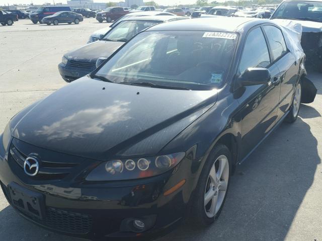 1YVHP84C865M51958 - 2006 MAZDA 6 I BLACK photo 2