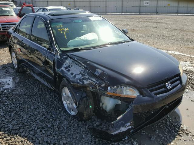 1HGCG16502A027537 - 2002 HONDA ACCORD EX BLACK photo 1