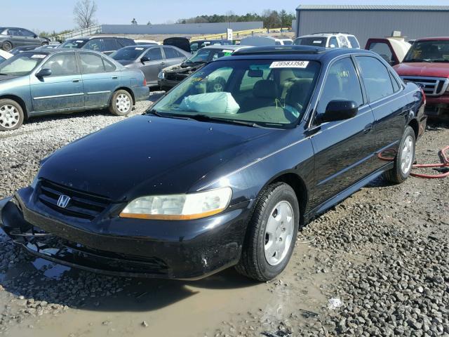 1HGCG16502A027537 - 2002 HONDA ACCORD EX BLACK photo 2