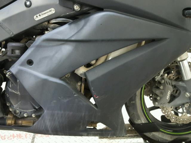 JKAZX4R119A006252 - 2009 KAWASAKI ZX600 R BLACK photo 12