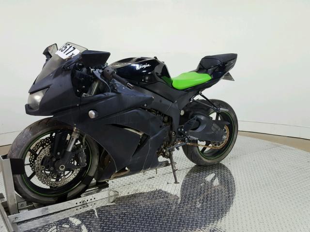 JKAZX4R119A006252 - 2009 KAWASAKI ZX600 R BLACK photo 4