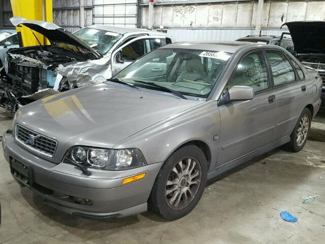 YV1VS27514F040243 - 2004 VOLVO S40 1.9T GRAY photo 2