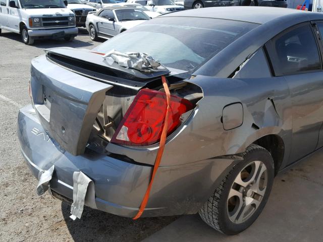 1G8AM12F65Z151597 - 2005 SATURN ION LEVEL GRAY photo 9