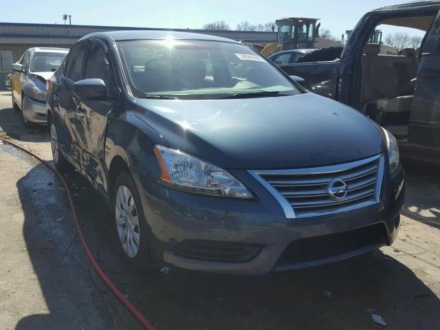 3N1AB7AP2EY224373 - 2014 NISSAN SENTRA S CHARCOAL photo 1