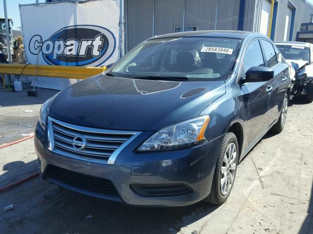 3N1AB7AP2EY224373 - 2014 NISSAN SENTRA S CHARCOAL photo 2