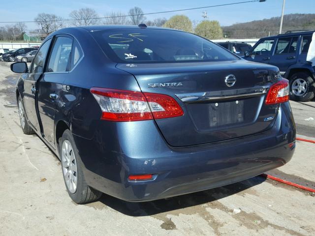 3N1AB7AP2EY224373 - 2014 NISSAN SENTRA S CHARCOAL photo 3