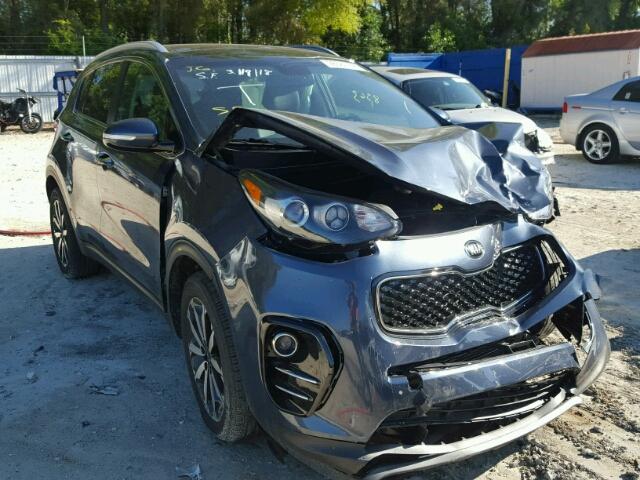 KNDPN3AC8H7084694 - 2017 KIA SPORTAGE E BLUE photo 1