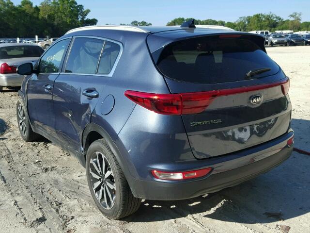 KNDPN3AC8H7084694 - 2017 KIA SPORTAGE E BLUE photo 3